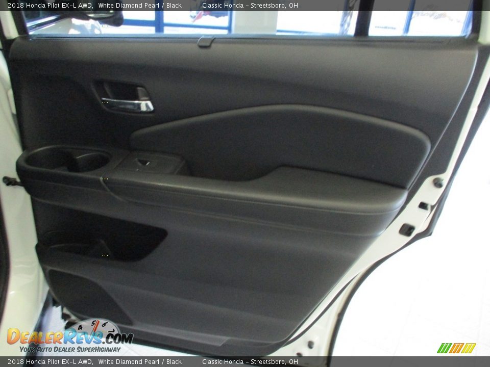 2018 Honda Pilot EX-L AWD White Diamond Pearl / Black Photo #18