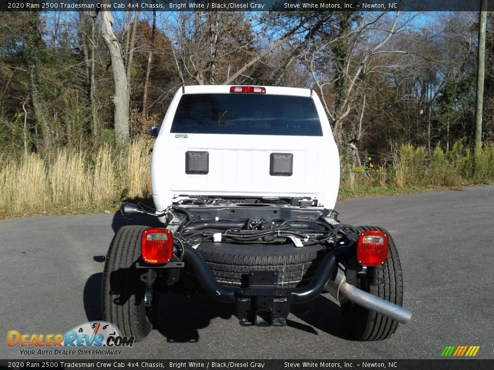 2020 Ram 2500 Tradesman Crew Cab 4x4 Chassis Bright White / Black/Diesel Gray Photo #7