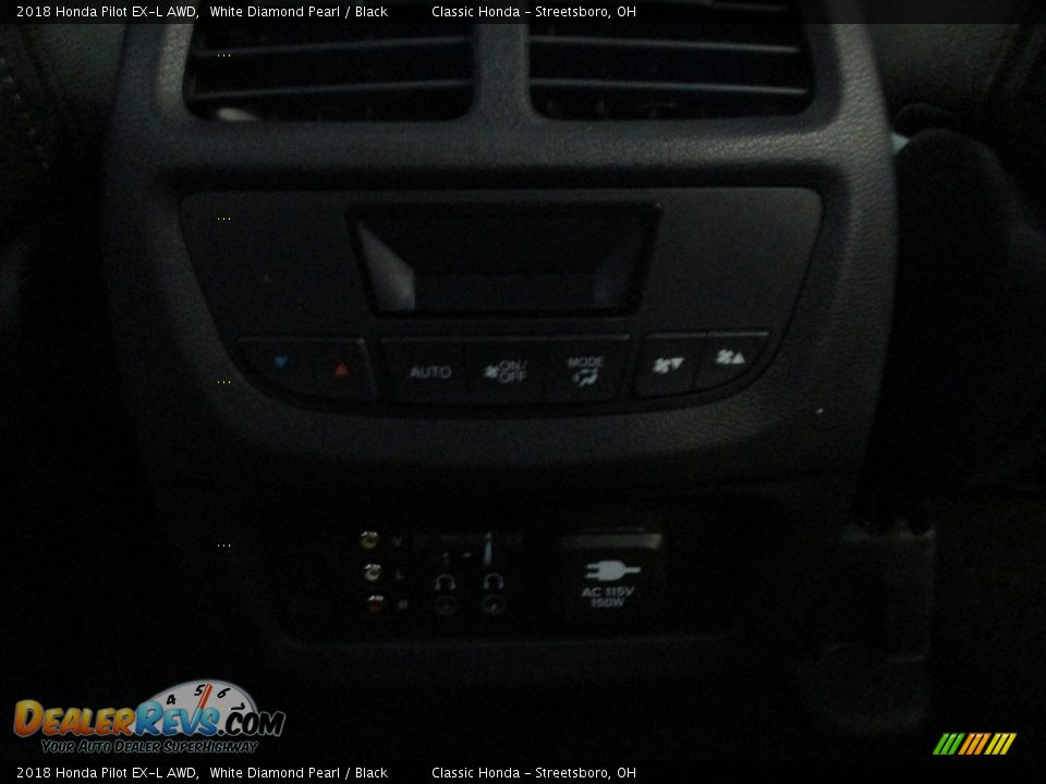 2018 Honda Pilot EX-L AWD White Diamond Pearl / Black Photo #21