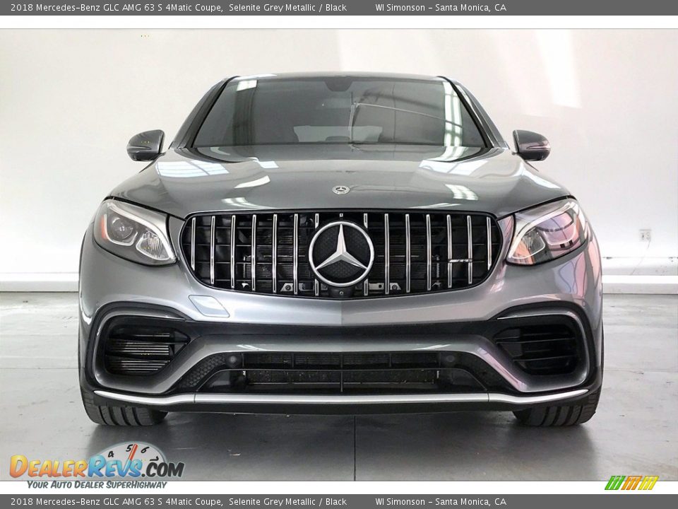 2018 Mercedes-Benz GLC AMG 63 S 4Matic Coupe Selenite Grey Metallic / Black Photo #2