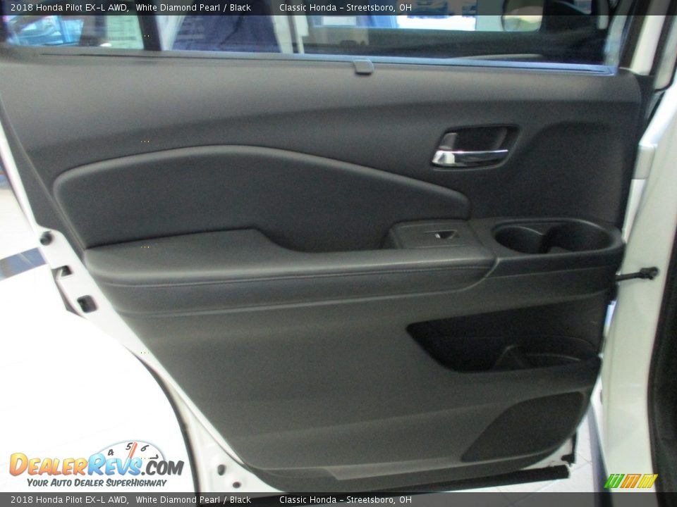 2018 Honda Pilot EX-L AWD White Diamond Pearl / Black Photo #26