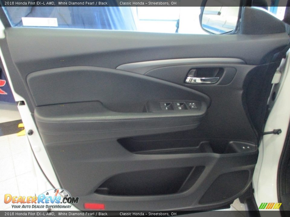 2018 Honda Pilot EX-L AWD White Diamond Pearl / Black Photo #30