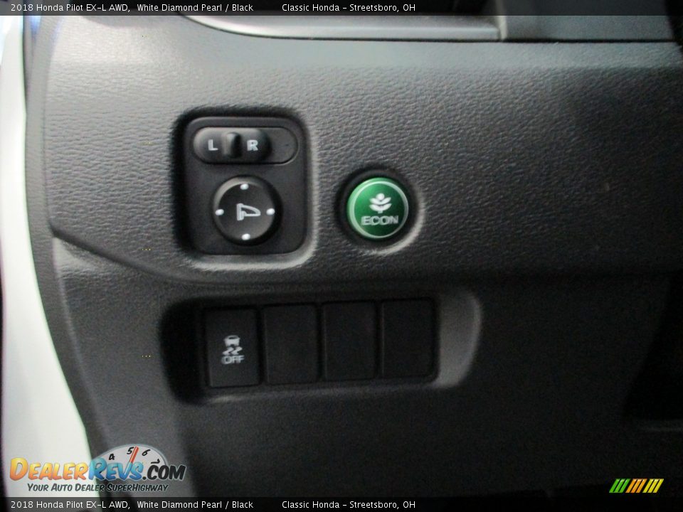 2018 Honda Pilot EX-L AWD White Diamond Pearl / Black Photo #33