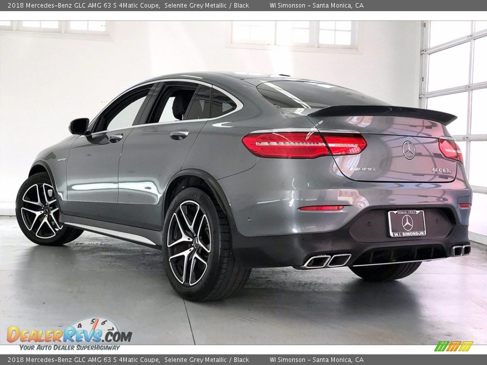 2018 Mercedes-Benz GLC AMG 63 S 4Matic Coupe Selenite Grey Metallic / Black Photo #10