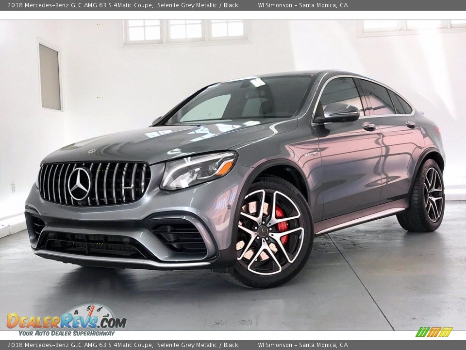 2018 Mercedes-Benz GLC AMG 63 S 4Matic Coupe Selenite Grey Metallic / Black Photo #12