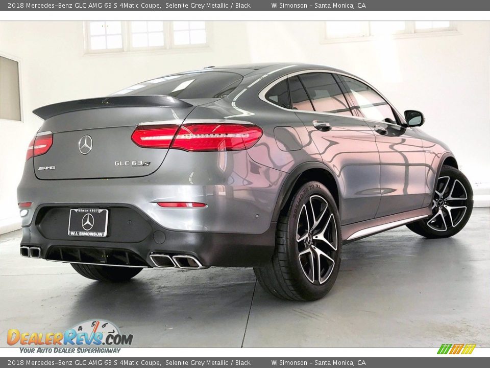 2018 Mercedes-Benz GLC AMG 63 S 4Matic Coupe Selenite Grey Metallic / Black Photo #13