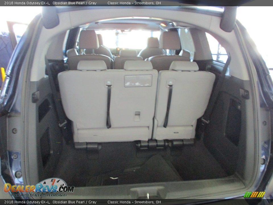 2018 Honda Odyssey EX-L Obsidian Blue Pearl / Gray Photo #20