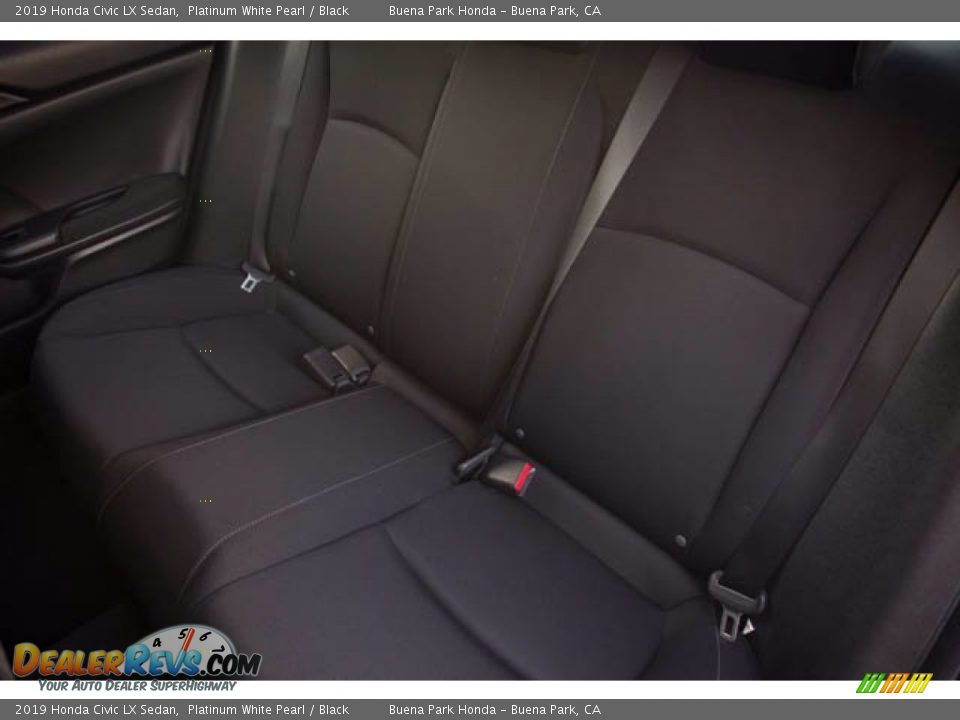 2019 Honda Civic LX Sedan Platinum White Pearl / Black Photo #20