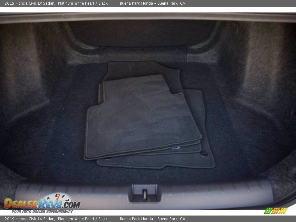 2019 Honda Civic LX Sedan Platinum White Pearl / Black Photo #21
