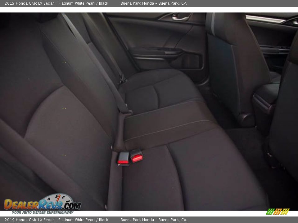 2019 Honda Civic LX Sedan Platinum White Pearl / Black Photo #22