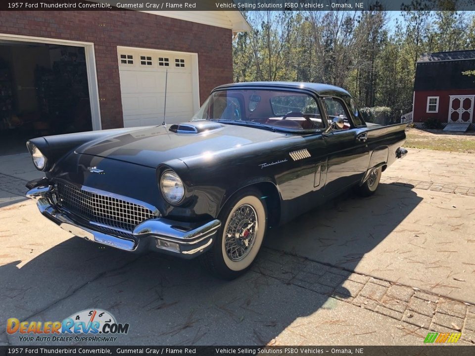 Gunmetal Gray 1957 Ford Thunderbird Convertible Photo #1