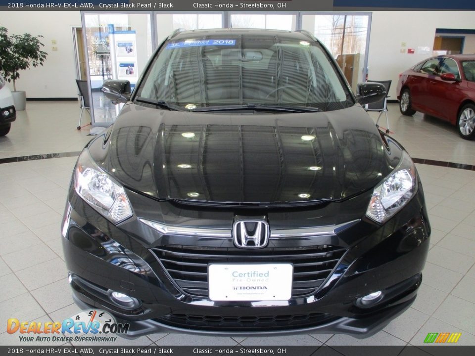 2018 Honda HR-V EX-L AWD Crystal Black Pearl / Black Photo #2