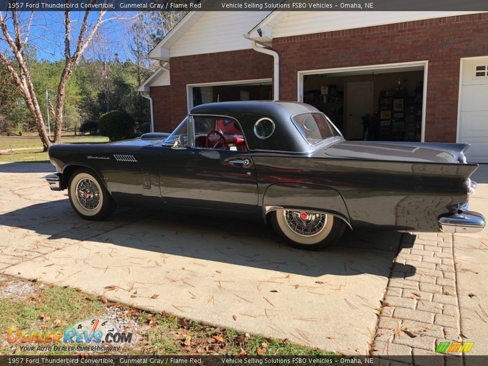 Gunmetal Gray 1957 Ford Thunderbird Convertible Photo #7