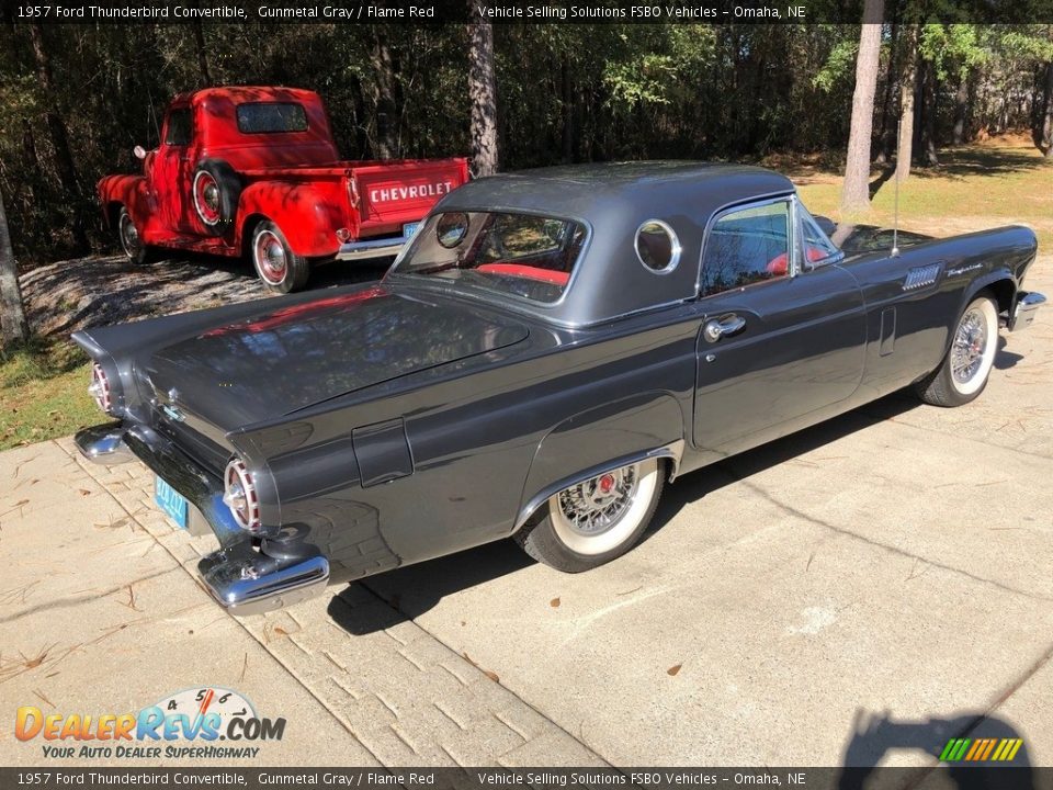 Gunmetal Gray 1957 Ford Thunderbird Convertible Photo #9