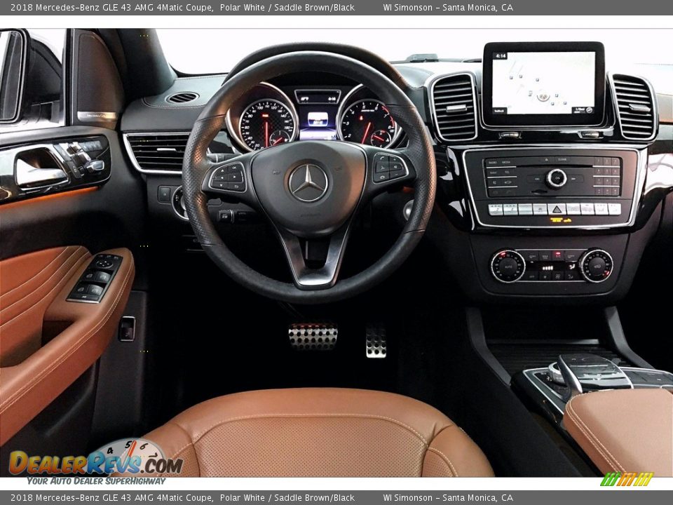 Dashboard of 2018 Mercedes-Benz GLE 43 AMG 4Matic Coupe Photo #4