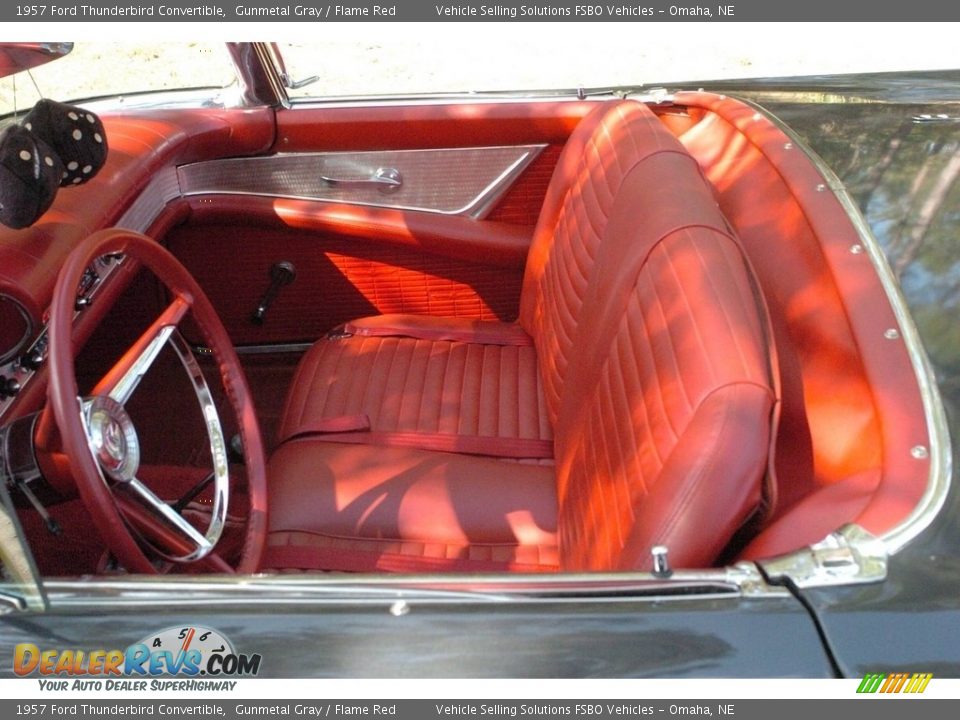 Front Seat of 1957 Ford Thunderbird Convertible Photo #28