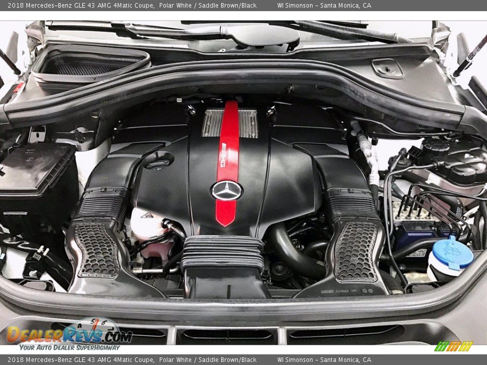 2018 Mercedes-Benz GLE 43 AMG 4Matic Coupe 3.0 Liter AMG DI biturbo DOHC 24-Valve VVT V6 Engine Photo #9