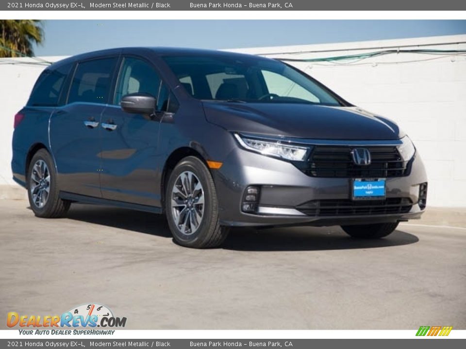 2021 Honda Odyssey EX-L Modern Steel Metallic / Black Photo #1