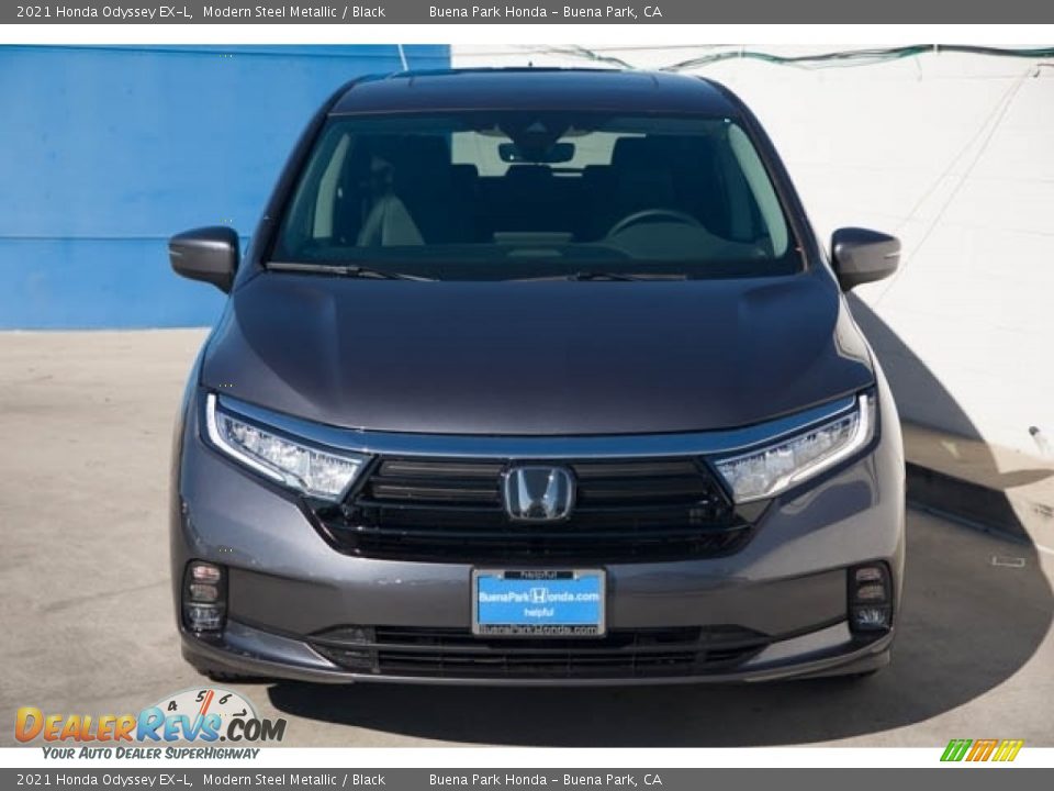 2021 Honda Odyssey EX-L Modern Steel Metallic / Black Photo #3