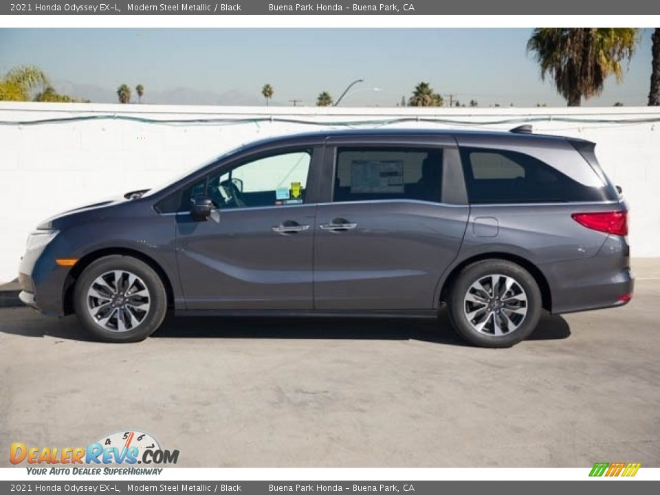 2021 Honda Odyssey EX-L Modern Steel Metallic / Black Photo #4