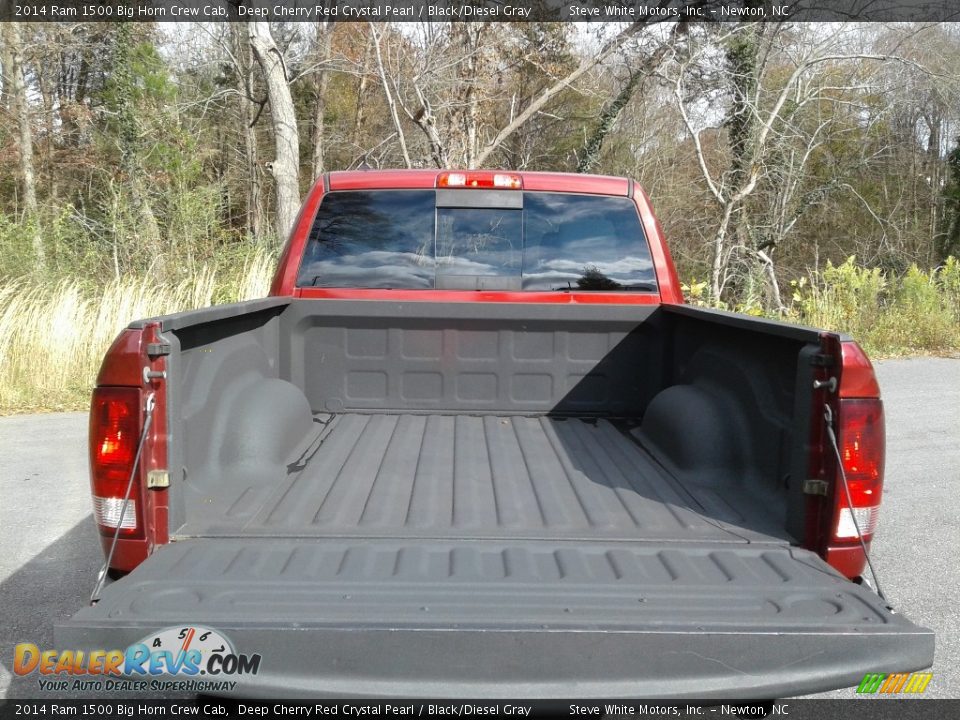 2014 Ram 1500 Big Horn Crew Cab Deep Cherry Red Crystal Pearl / Black/Diesel Gray Photo #8