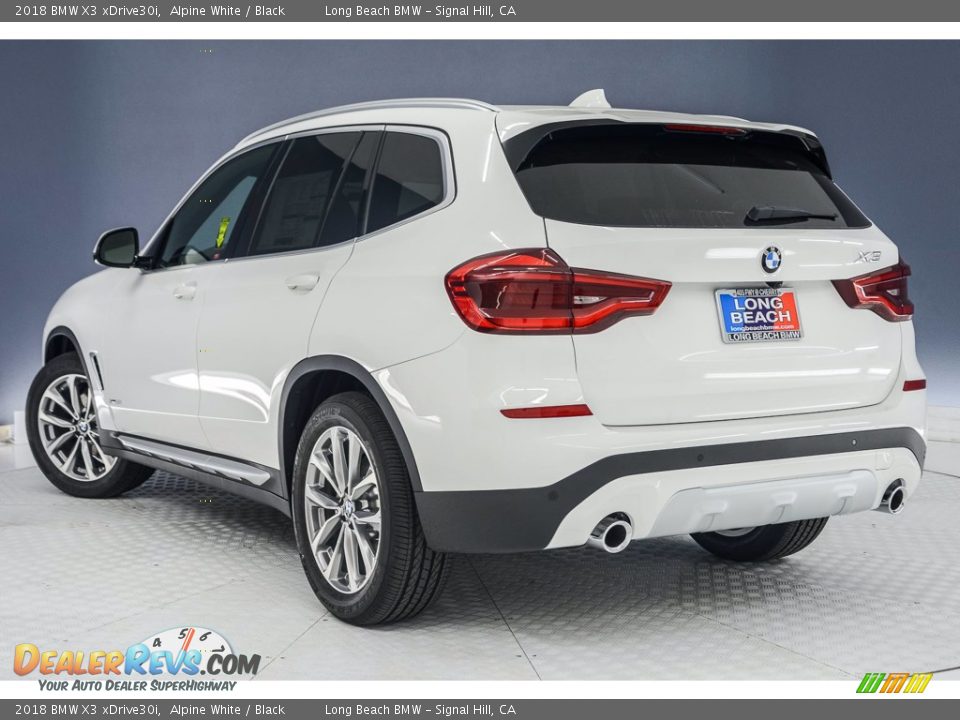 2018 BMW X3 xDrive30i Alpine White / Black Photo #4