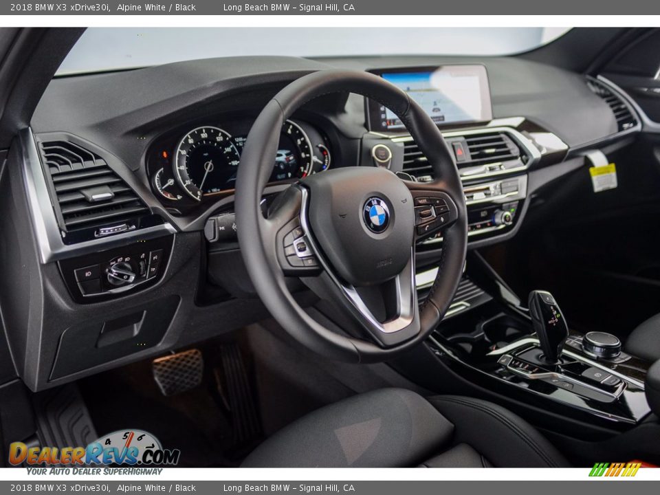 2018 BMW X3 xDrive30i Alpine White / Black Photo #6