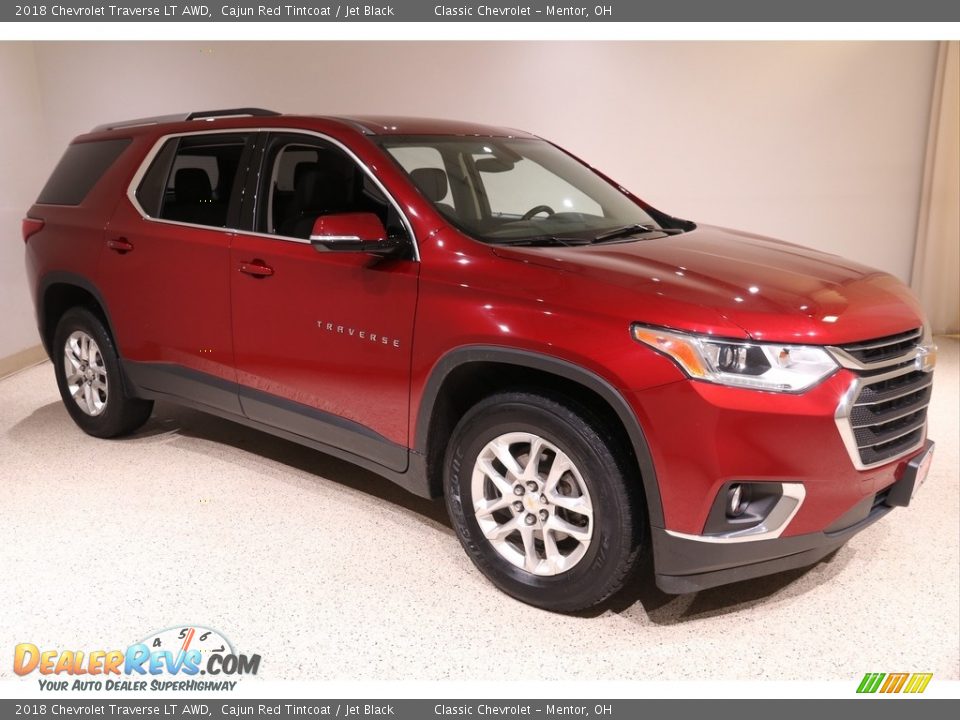 2018 Chevrolet Traverse LT AWD Cajun Red Tintcoat / Jet Black Photo #1