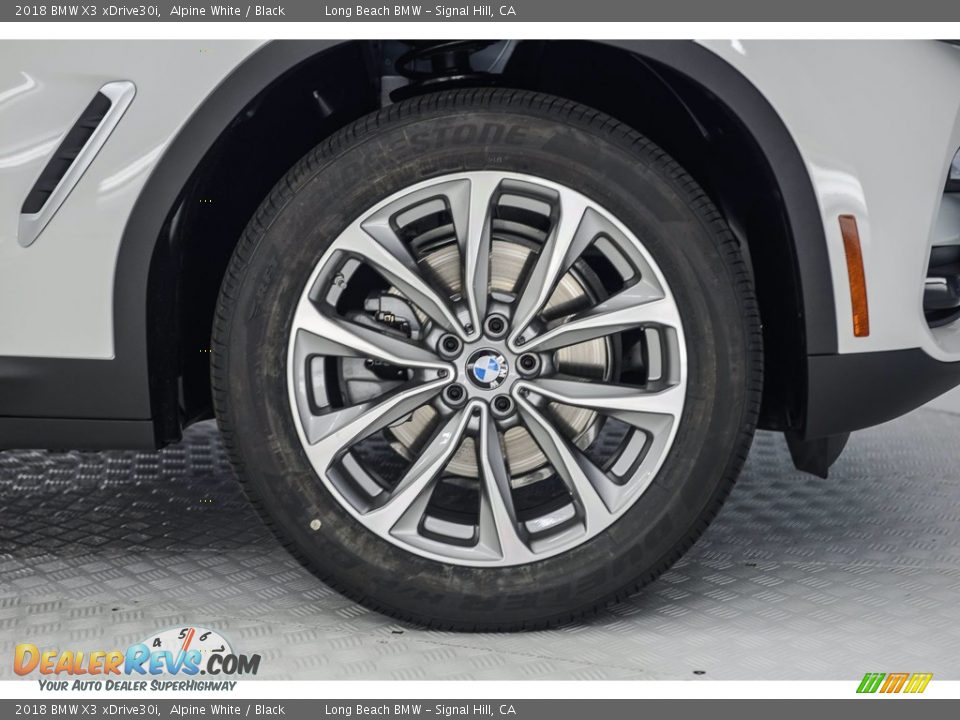 2018 BMW X3 xDrive30i Alpine White / Black Photo #9