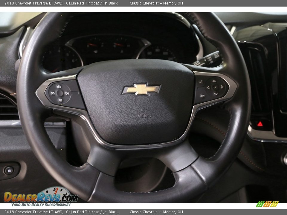 2018 Chevrolet Traverse LT AWD Cajun Red Tintcoat / Jet Black Photo #7