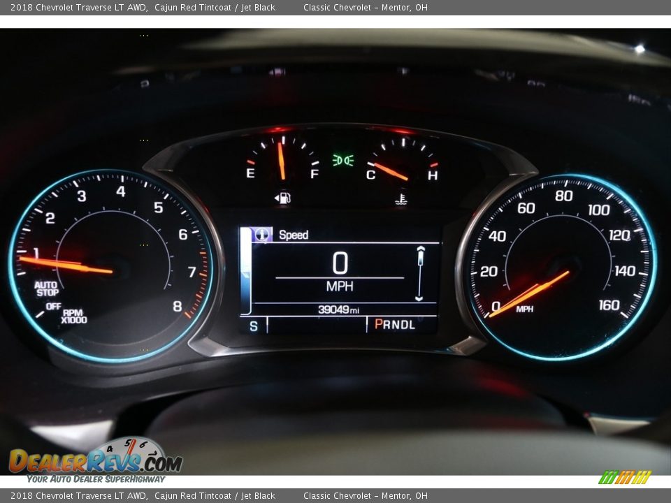 2018 Chevrolet Traverse LT AWD Cajun Red Tintcoat / Jet Black Photo #8