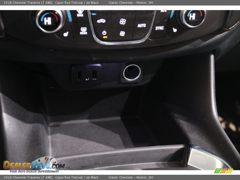 2018 Chevrolet Traverse LT AWD Cajun Red Tintcoat / Jet Black Photo #13