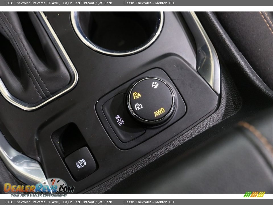 2018 Chevrolet Traverse LT AWD Cajun Red Tintcoat / Jet Black Photo #15