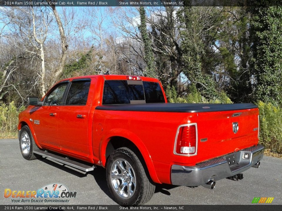 2014 Ram 1500 Laramie Crew Cab 4x4 Flame Red / Black Photo #10