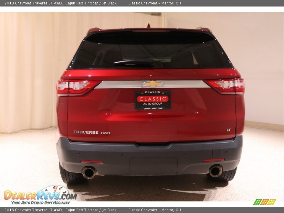 2018 Chevrolet Traverse LT AWD Cajun Red Tintcoat / Jet Black Photo #20