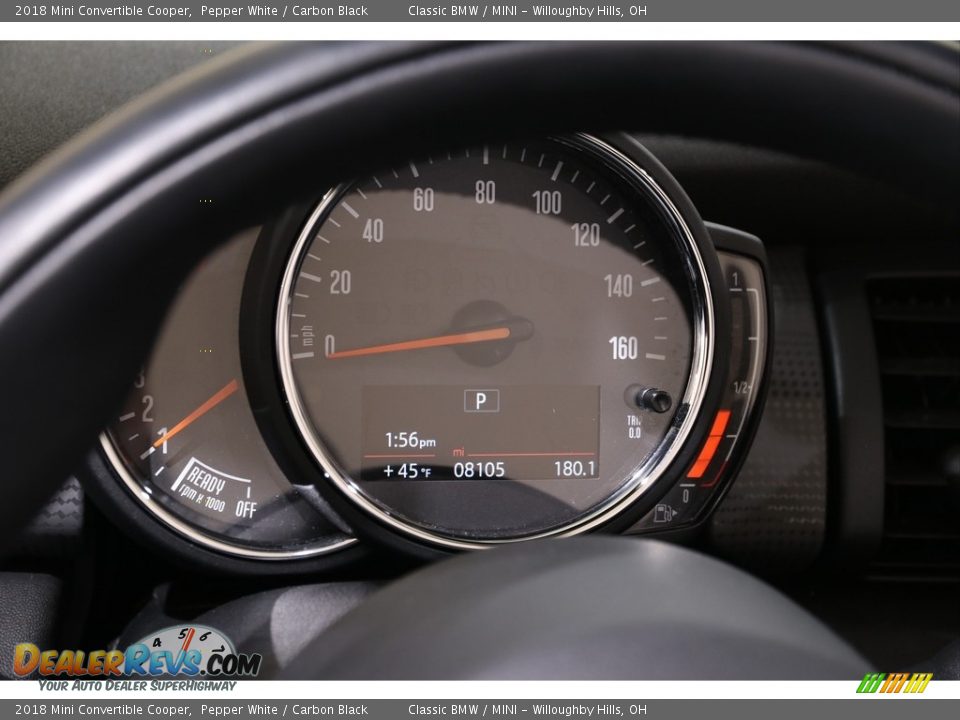 2018 Mini Convertible Cooper Gauges Photo #9