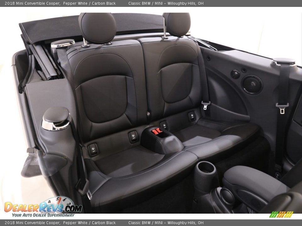 Rear Seat of 2018 Mini Convertible Cooper Photo #16