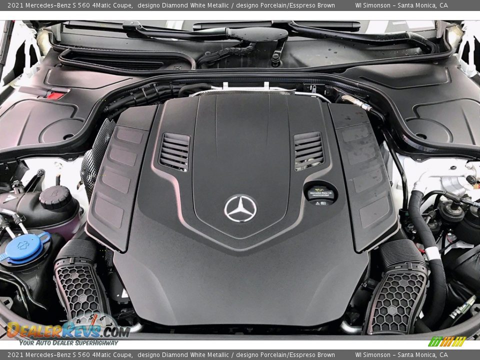 2021 Mercedes-Benz S 560 4Matic Coupe 4.0 Liter DI biturbo DOHC 32-Valve VVT V8 Engine Photo #8