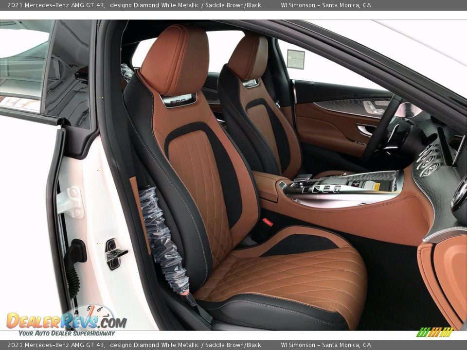 Saddle Brown/Black Interior - 2021 Mercedes-Benz AMG GT 43 Photo #5