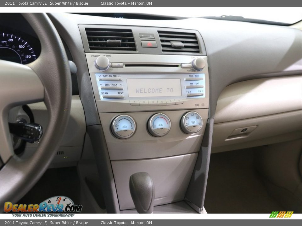 2011 Toyota Camry LE Super White / Bisque Photo #9