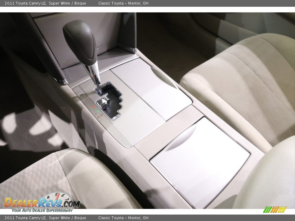 2011 Toyota Camry LE Super White / Bisque Photo #12