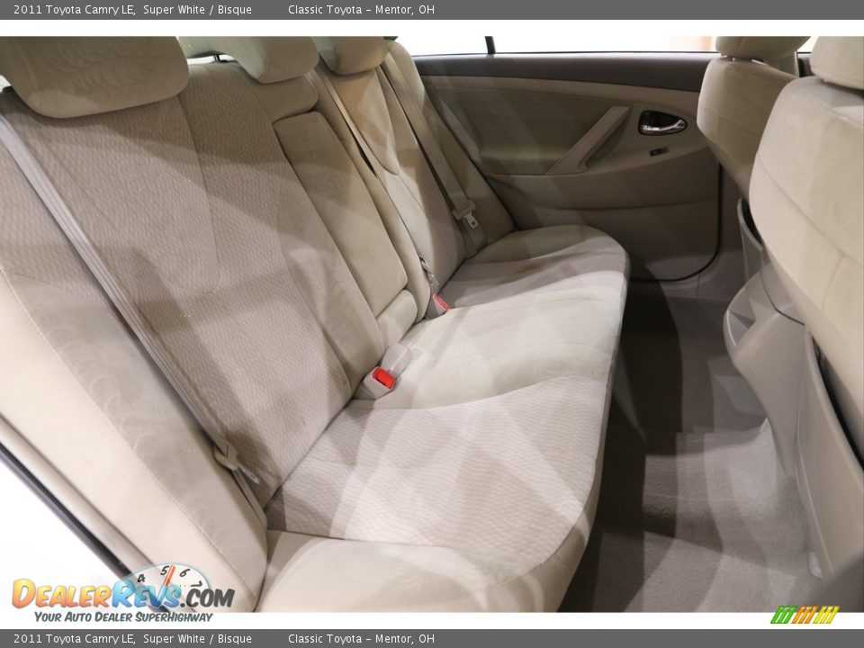 2011 Toyota Camry LE Super White / Bisque Photo #15
