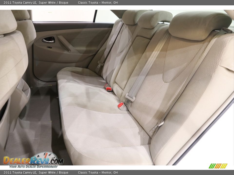2011 Toyota Camry LE Super White / Bisque Photo #16