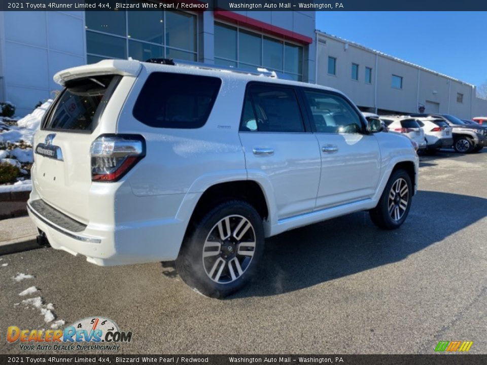 2021 Toyota 4Runner Limited 4x4 Blizzard White Pearl / Redwood Photo #14