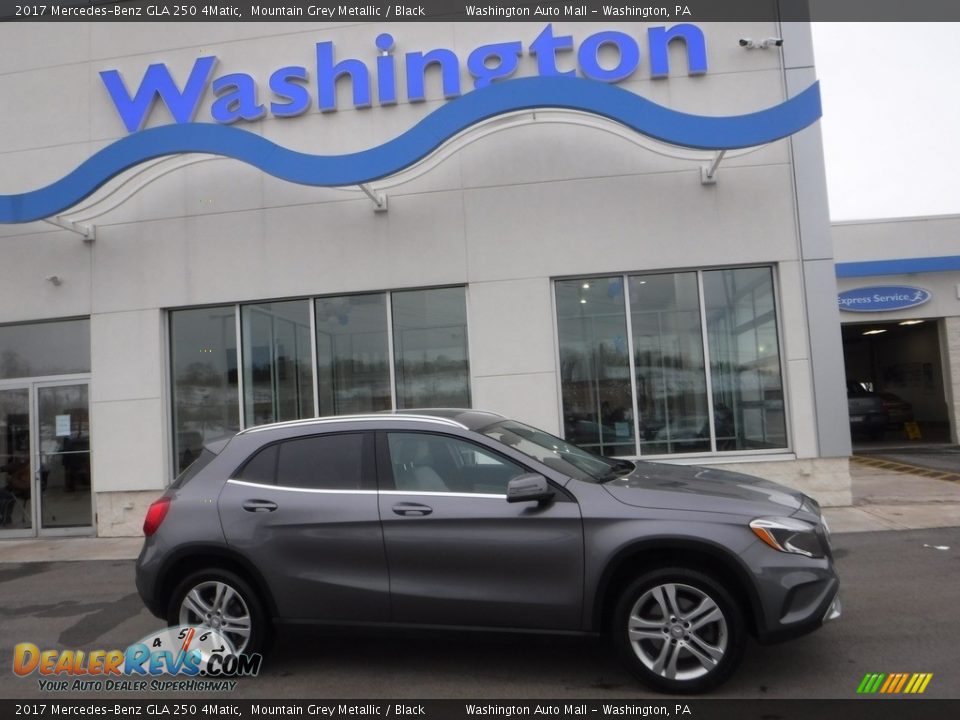 2017 Mercedes-Benz GLA 250 4Matic Mountain Grey Metallic / Black Photo #2