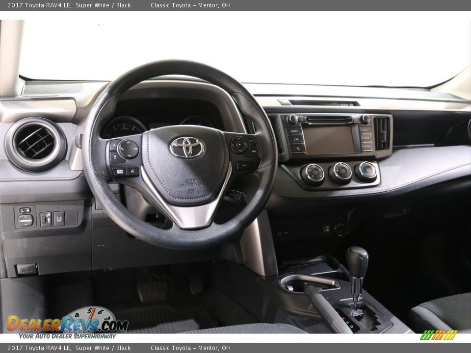 2017 Toyota RAV4 LE Super White / Black Photo #6