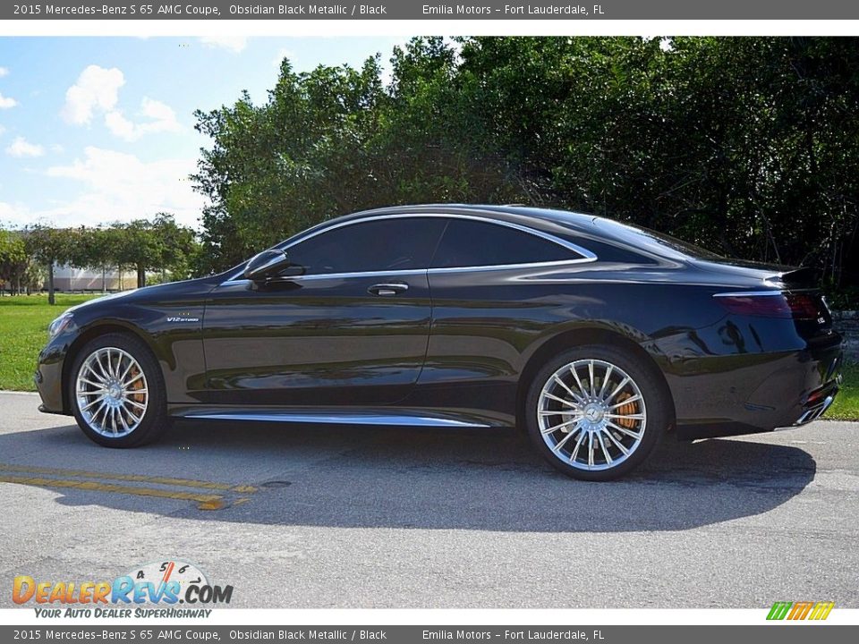 2015 Mercedes-Benz S 65 AMG Coupe Obsidian Black Metallic / Black Photo #15