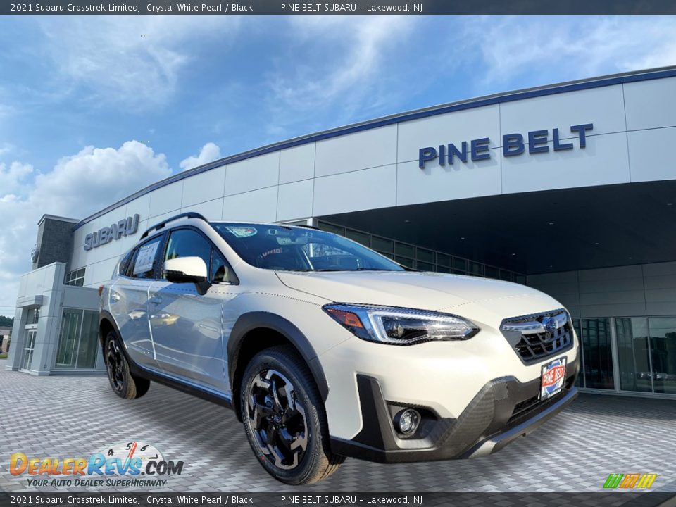 2021 Subaru Crosstrek Limited Crystal White Pearl / Black Photo #1