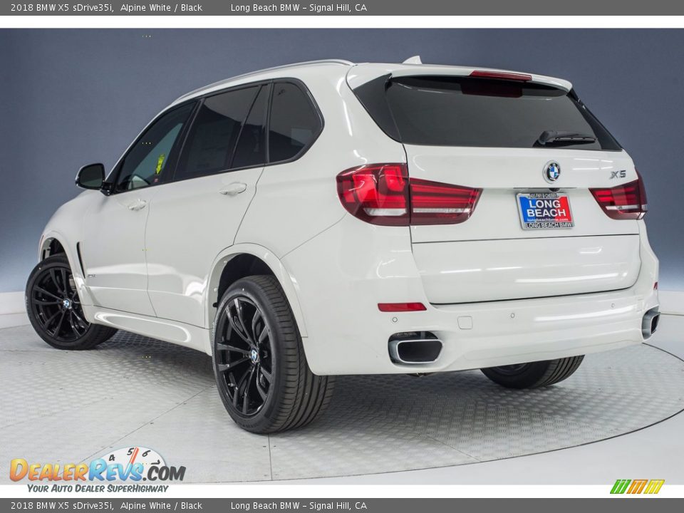 2018 BMW X5 sDrive35i Alpine White / Black Photo #4