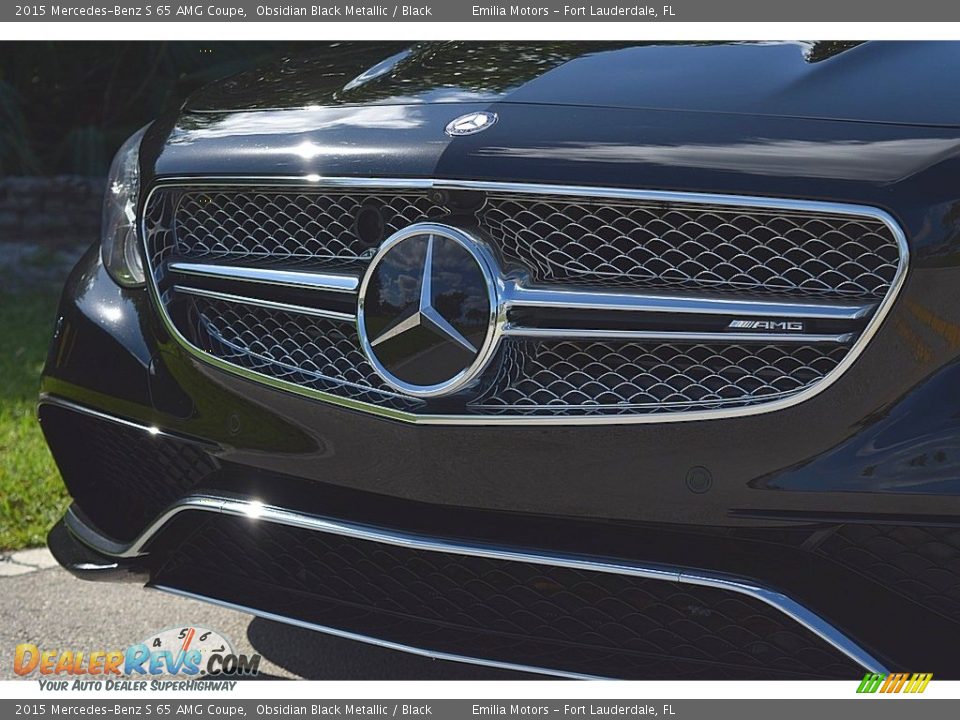 2015 Mercedes-Benz S 65 AMG Coupe Obsidian Black Metallic / Black Photo #19